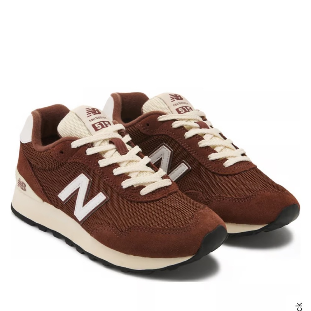 New Balance Brown & Cream 515 Casual Sneakers